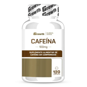 CAFEÍNA 100MG 120COMP – GROWTH SUPPLEMENTS
