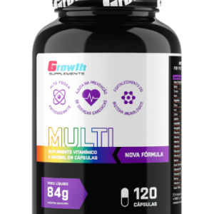 MULTIVITAMÍNICO (120 CÁPS) (NOVA FÓRMULA) – GROWTH SUPPLEMENTS